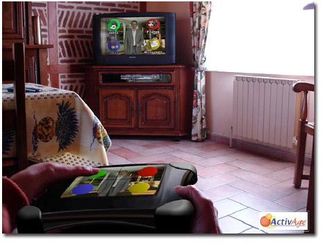 ActivAge introduit l'interactivit� sur le t�l�viseur des personnes �g�es 