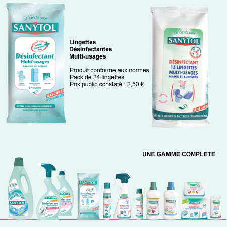 SANYTOL : vous aider � d�sinfecter pour rester en bonne sant�