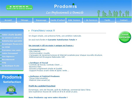 Prodomis : Services à la personne
